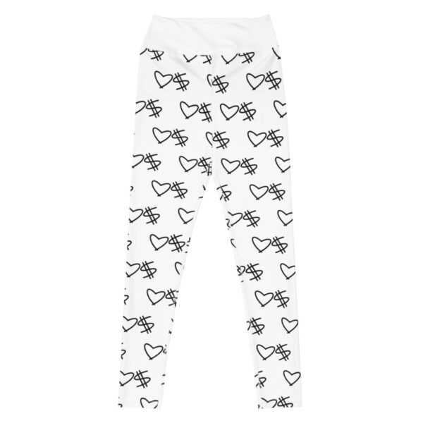 LUVMONEY All-Over Logo Leggings