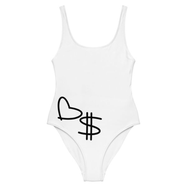 LUVMONEY Tank Thong Bodysuit – White