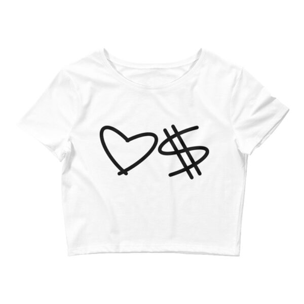 LUVMONEY Women’s Crop Tee